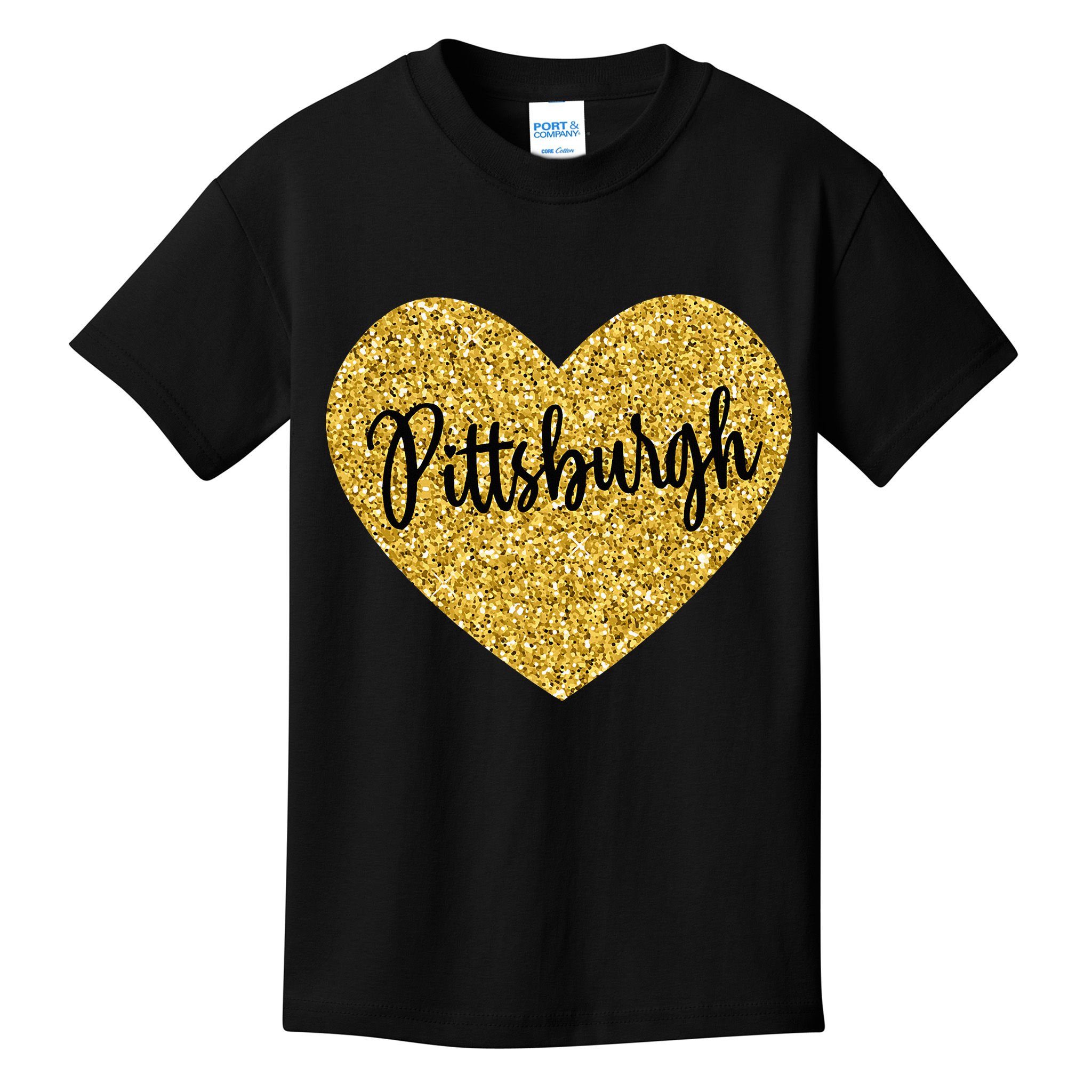 I Love Pittsburgh Pennsylvania USA Kids T-Shirt