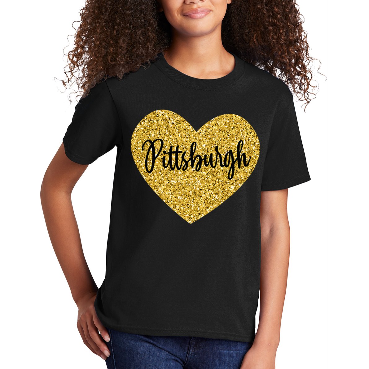 I Love Pittsburgh Pennsylvania USA Kids T-Shirt