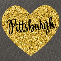 I Love Pittsburgh Pennsylvania USA Cotton Canvas Backpack