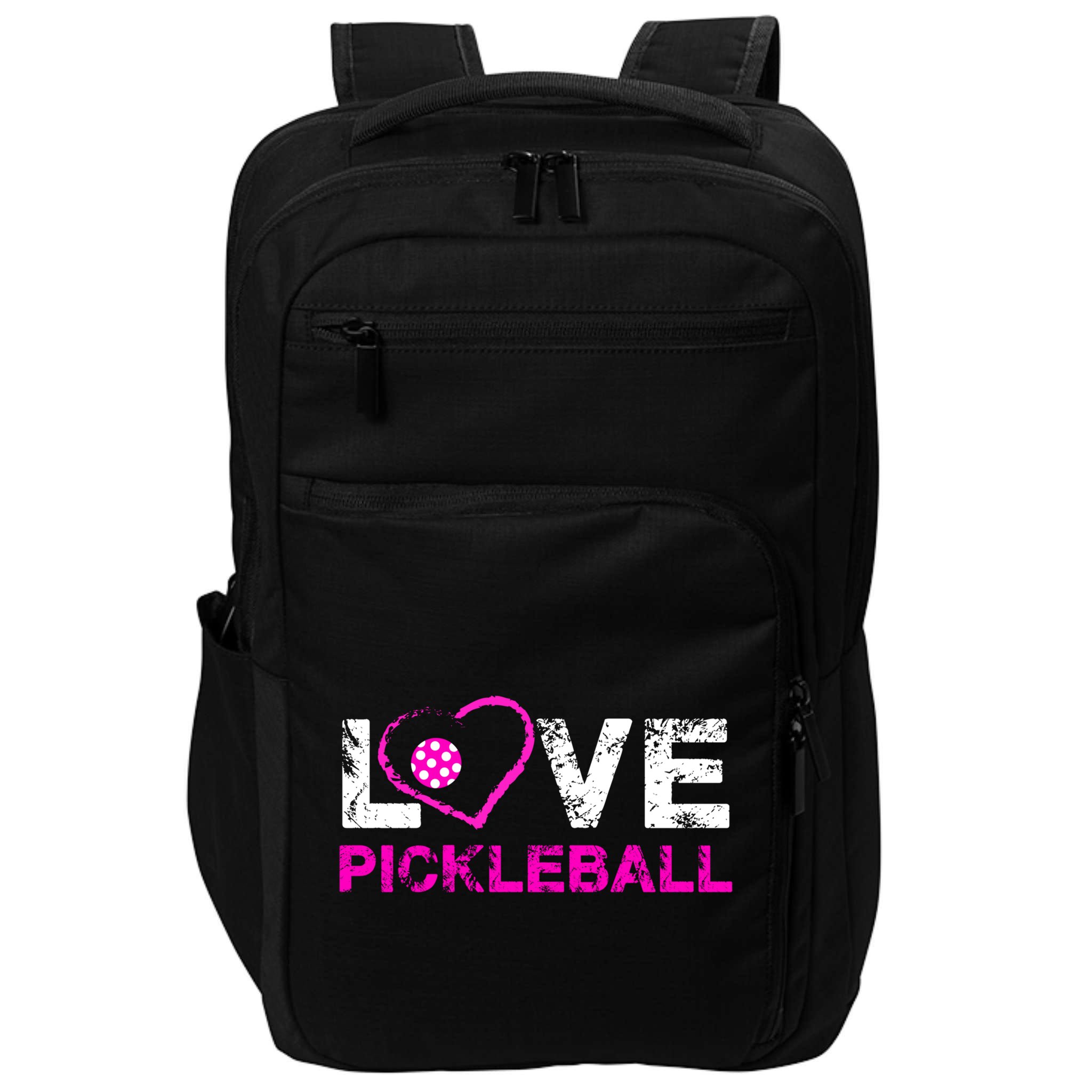 I Love Pickleball Great Gift 'S Pickleball Gift Impact Tech Backpack