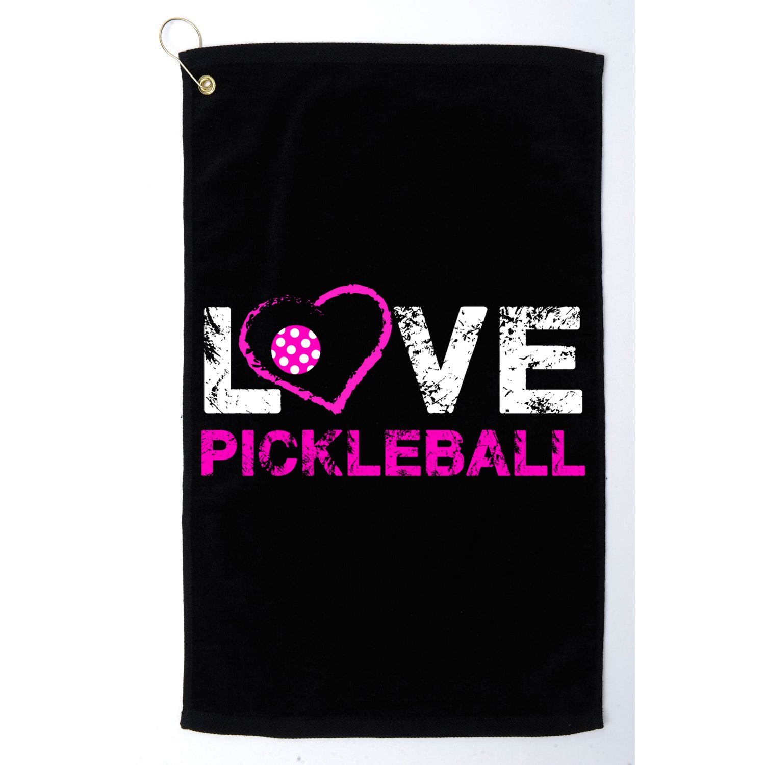 I Love Pickleball Great Gift 'S Pickleball Gift Golf Towel