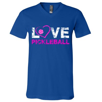 I Love Pickleball Great Gift 'S Pickleball Gift V-Neck T-Shirt