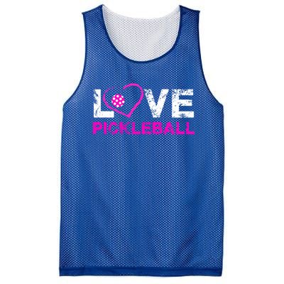 I Love Pickleball Great Gift 'S Pickleball Gift Mesh Reversible Basketball Jersey Tank