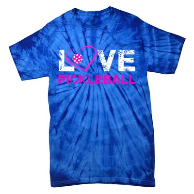 I Love Pickleball Great Gift 'S Pickleball Gift Tie-Dye T-Shirt