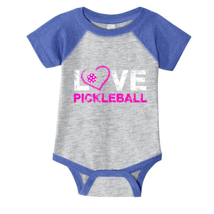 I Love Pickleball Great Gift 'S Pickleball Gift Infant Baby Jersey Bodysuit