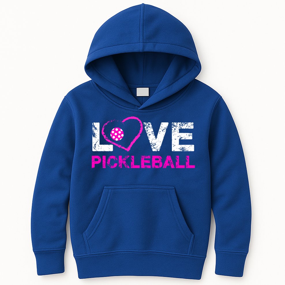 I Love Pickleball Great Gift 'S Pickleball Gift Kids Hoodie