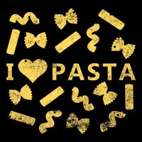 I Love Pasta Shirt Italian Spaghetti Pastafarians Gift Cooling Performance Crew T-Shirt