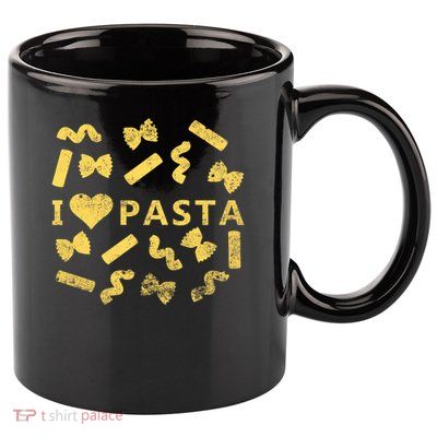 I Love Pasta Shirt Italian Spaghetti Pastafarians Gift 11oz C Handle Ceramic Mug