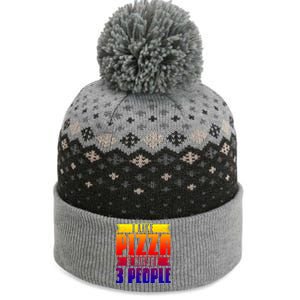 I Like Pizza And Maybe 3 People Pizza Lover Gift The Baniff Cuffed Pom Beanie