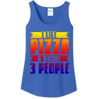 I Like Pizza And Maybe 3 People Pizza Lover Gift Ladies Essential Tank