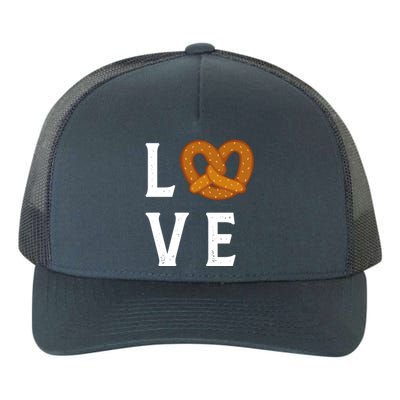 I Love Pretzels For Pretzel Day Funny Ger Foodie Lover Cute Gift Yupoong Adult 5-Panel Trucker Hat