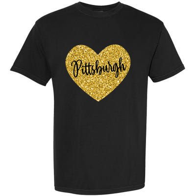 I Love Pittsburgh Pennsylvania USA Garment-Dyed Heavyweight T-Shirt