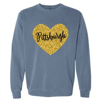 I Love Pittsburgh Pennsylvania USA Garment-Dyed Sweatshirt