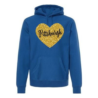 I Love Pittsburgh Pennsylvania USA Premium Hoodie