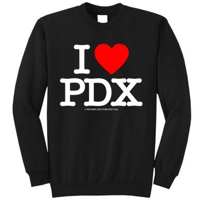 I Love Pdx But I Fucking Hate The Rain Sweatshirt