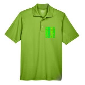 Irish Lawyer Periodic Table Elets Nerd Attorney Gift Men's Origin Performance Pique Polo