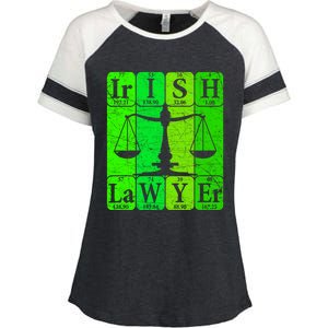 Irish Lawyer Periodic Table Elets Nerd Attorney Gift Enza Ladies Jersey Colorblock Tee