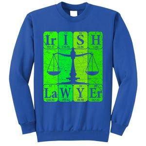 Irish Lawyer Periodic Table Elets Nerd Attorney Gift Sweatshirt