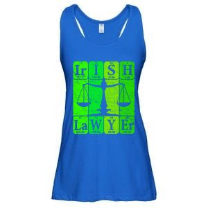 Irish Lawyer Periodic Table Elets Nerd Attorney Gift Ladies Essential Flowy Tank