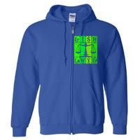 Irish Lawyer Periodic Table Elets Nerd Attorney Gift Full Zip Hoodie