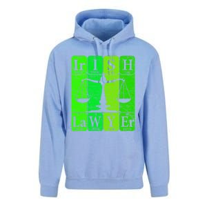 Irish Lawyer Periodic Table Elets Nerd Attorney Gift Unisex Surf Hoodie