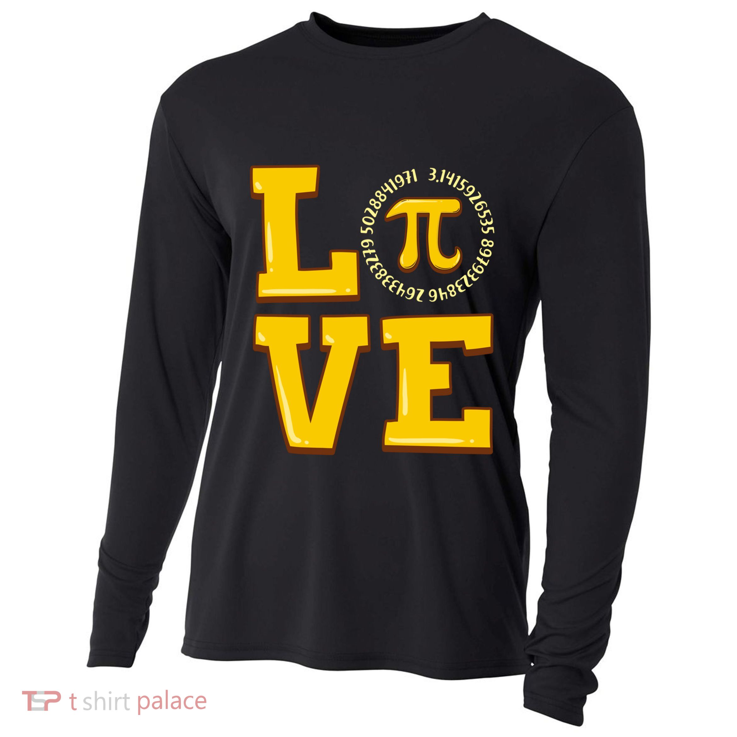 I Love Pi Happy Pi Day Geeky Math Celebration Gift Cooling Performance Long Sleeve Crew