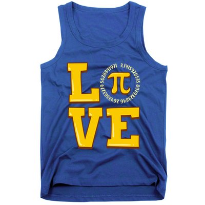 I Love Pi Happy Pi Day Geeky Math Celebration Gift Tank Top