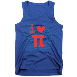 I Love Pi For Math Teacher School Happy Pi Day Math Lover Cool Gift Tank Top