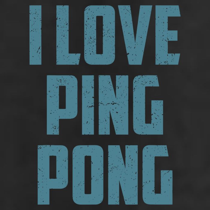 I Love Ping Pong Table Tennis Player Quote 11oz C Handle Ceramic Mug