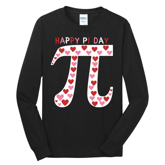 I Love Pi Day Funny Mathematics Funny Pi Day Teacher Costume Tall Long Sleeve T-Shirt