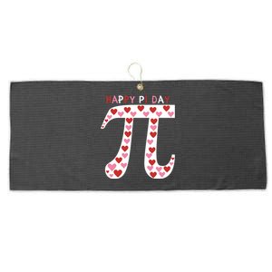 I Love Pi Day Funny Mathematics Funny Pi Day Teacher Costume Large Microfiber Waffle Golf Towel