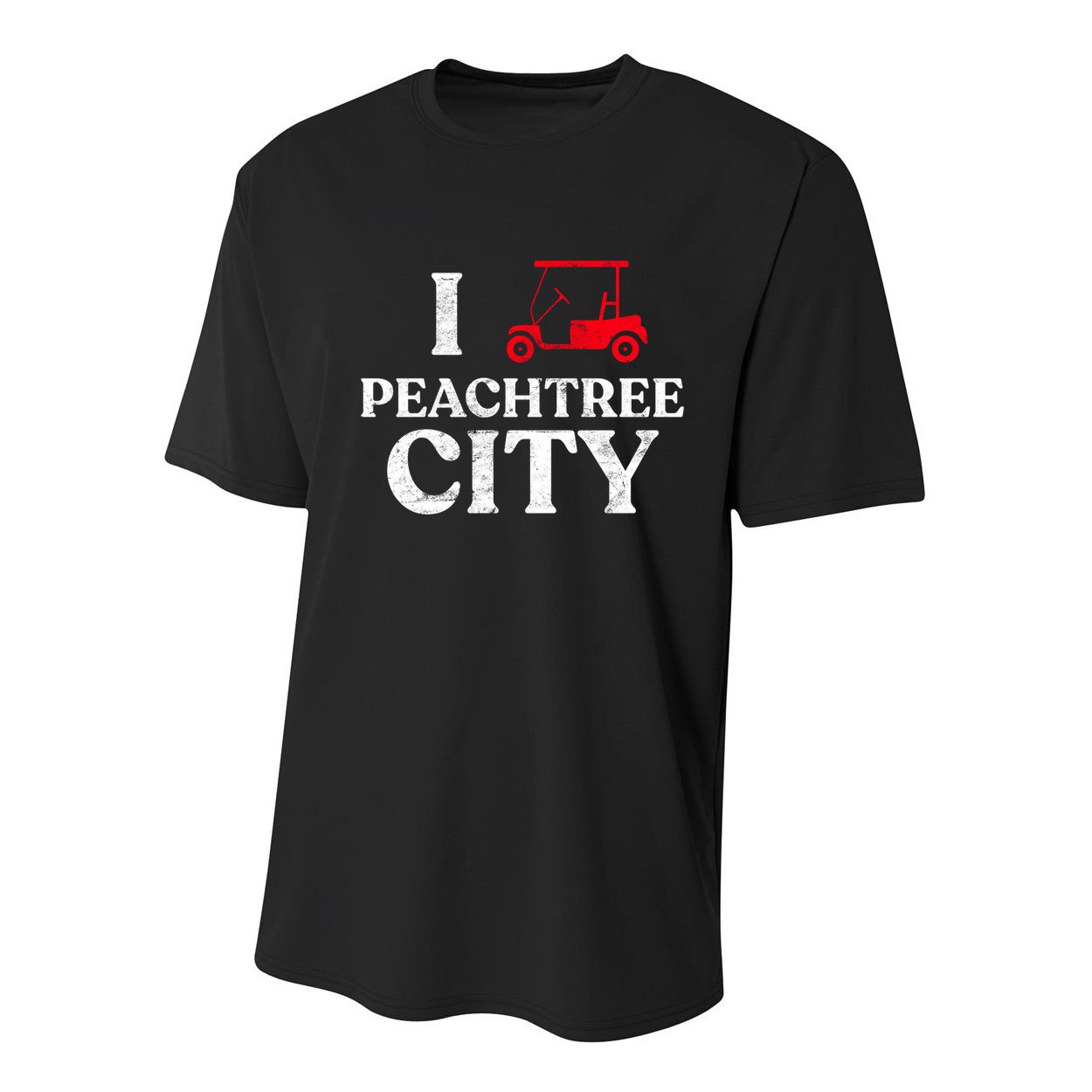 I Love Peachtree City GA Funny Golf Cart State of Georgia Youth Performance Sprint T-Shirt