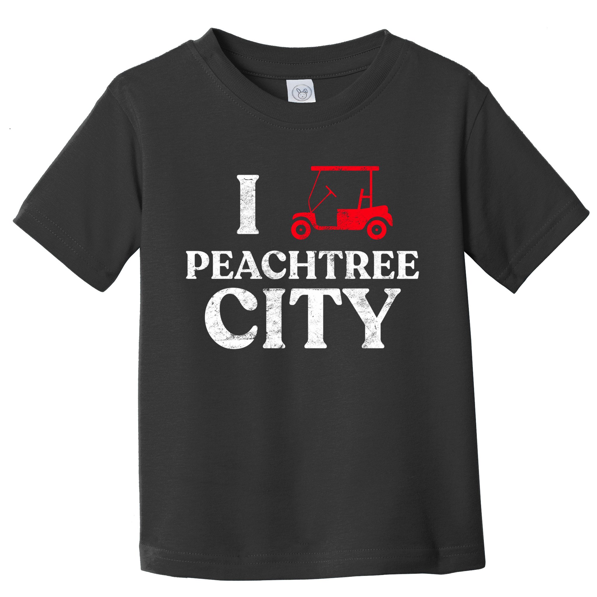 I Love Peachtree City GA Funny Golf Cart State of Georgia Toddler T-Shirt
