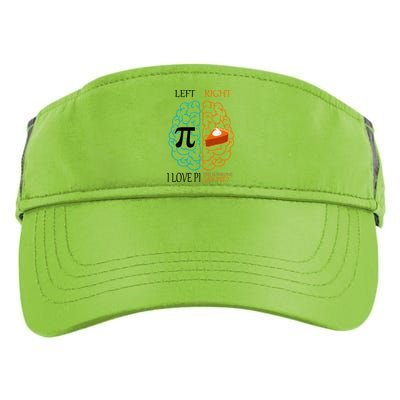 I Love Pie Funny Brain Adult Drive Performance Visor