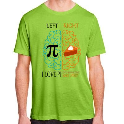 I Love Pie Funny Brain Adult ChromaSoft Performance T-Shirt