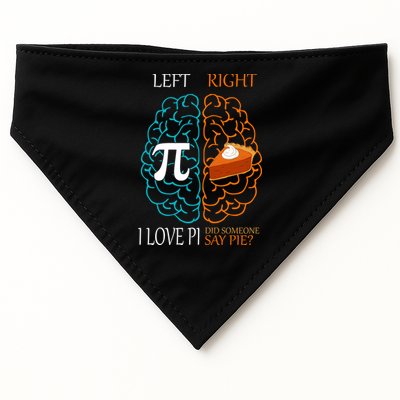 I Love Pie Funny Brain USA-Made Doggie Bandana