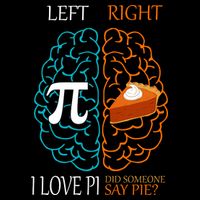 I Love Pie Funny Brain Cooling Performance Crew T-Shirt
