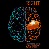 I Love Pie Funny Brain Mug