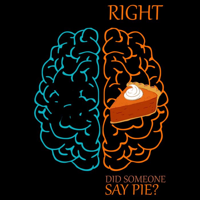 I Love Pie Funny Brain Mug