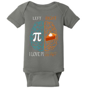 I Love Pie Funny Brain Baby Bodysuit