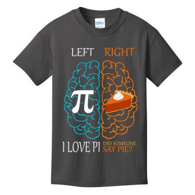 I Love Pie Funny Brain Kids T-Shirt
