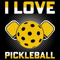 I Love Pickleball Paddle Cooling Performance Crew T-Shirt