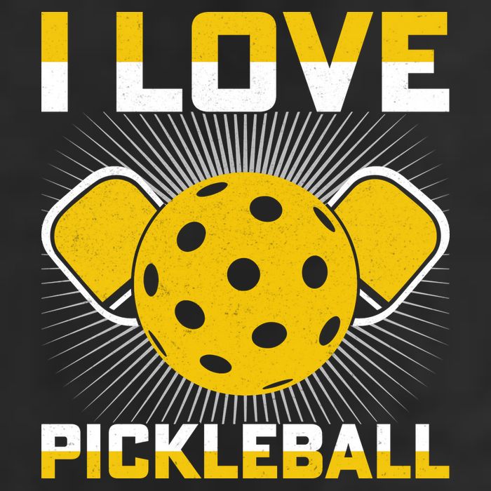 I Love Pickleball Paddle 25L Jumbo Tote