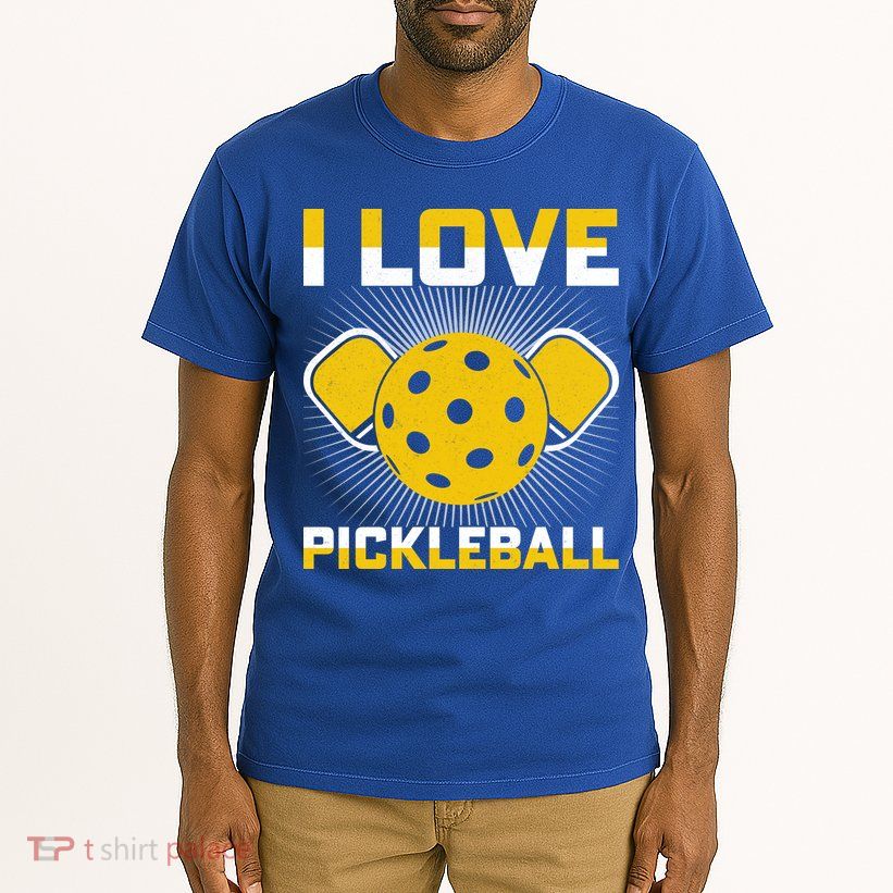 I Love Pickleball Paddle Tall T-Shirt