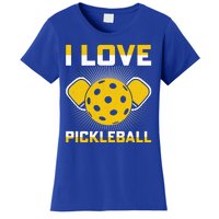 I Love Pickleball Paddle Women's T-Shirt