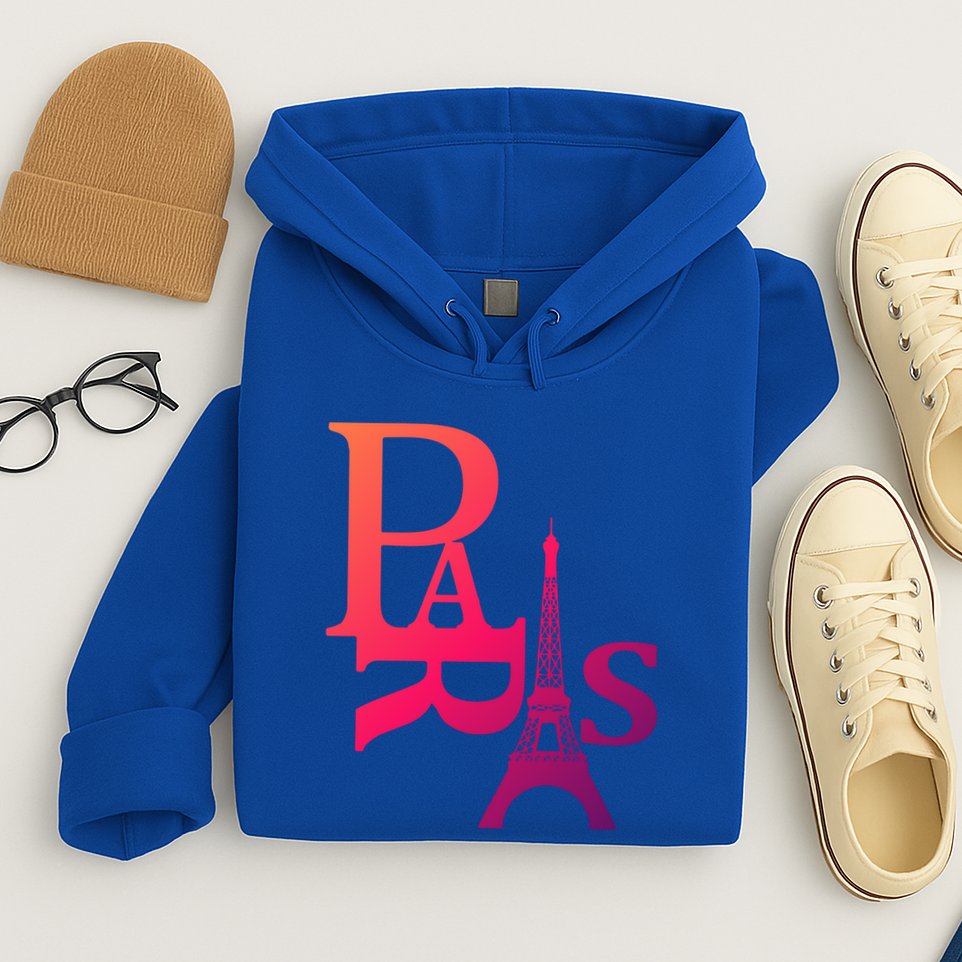 I Love Paris Eiffel Tower France Meaningful Gift Hoodie
