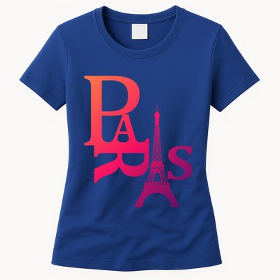 I Love Paris Eiffel Tower France Meaningful Gift Womens T-Shirt