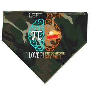 I Love Pi Did Someone Say Pie Math Teacher USA-Made Doggie Bandana