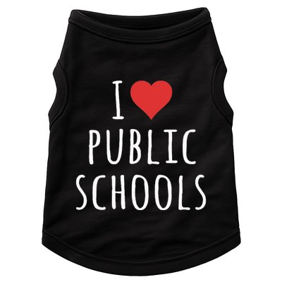 I Love Public Schools Doggie Tank
