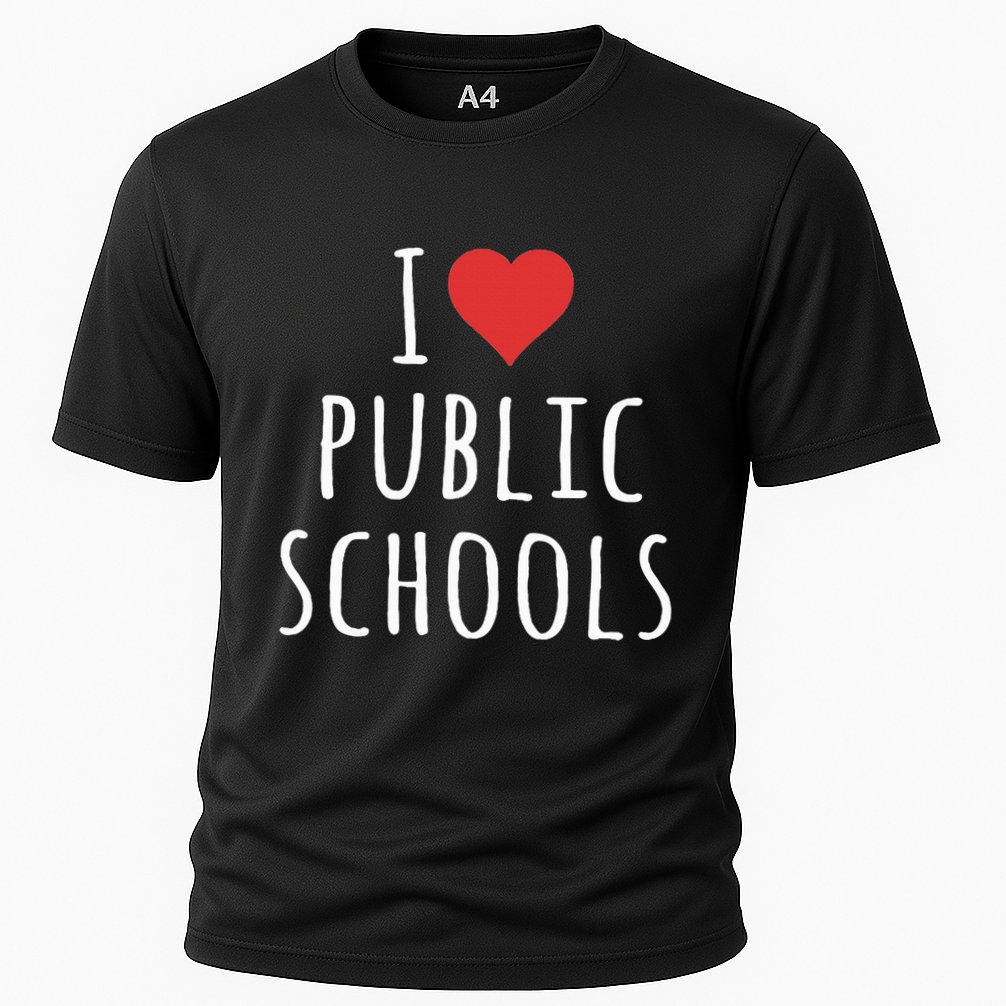 I Love Public Schools Cooling Performance Crew T-Shirt